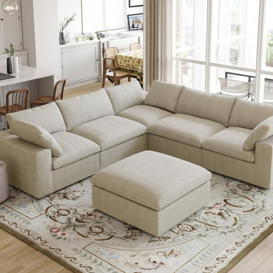 Milo – Mjuk Kant 3-sits Soffa i Modern Minimalism