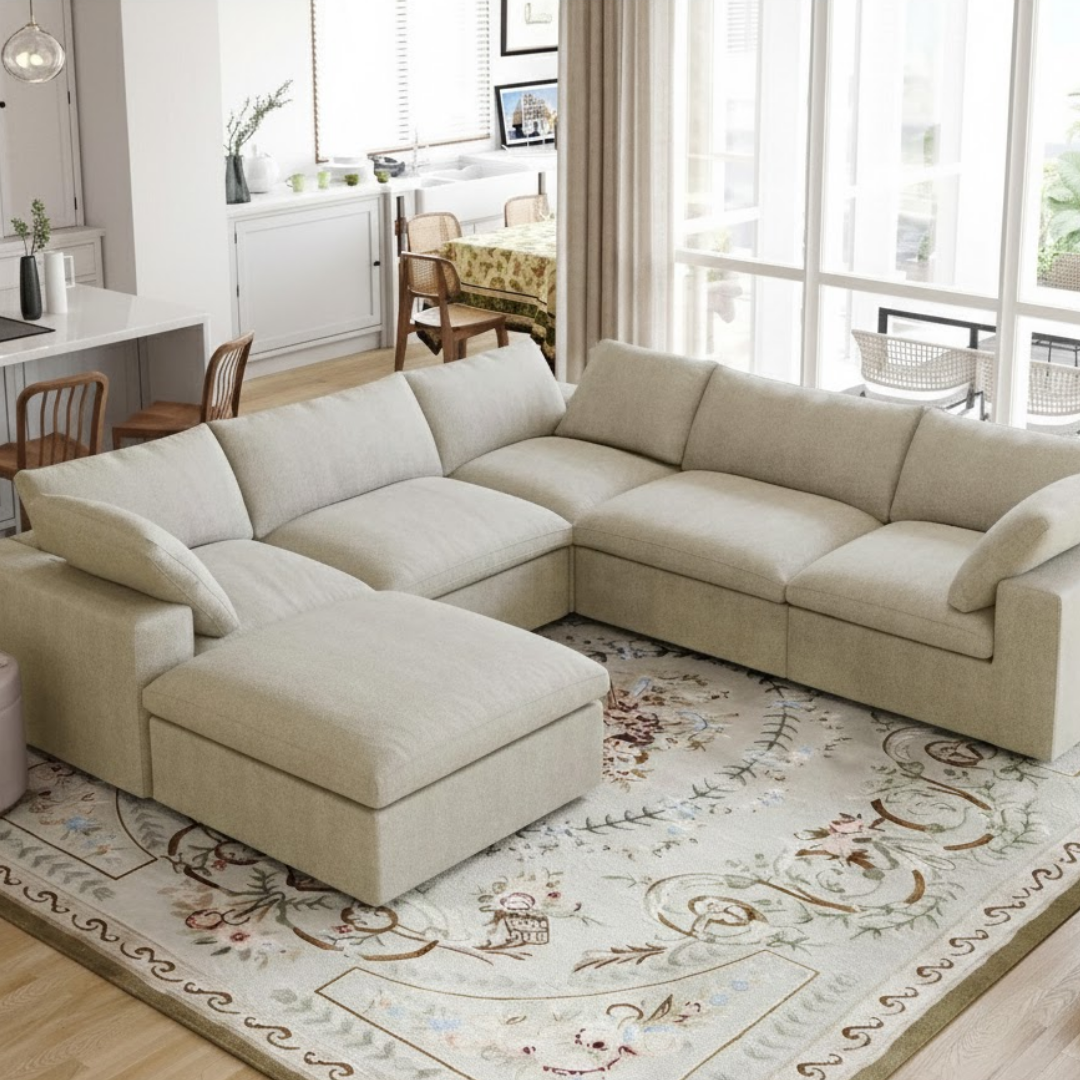 Milo – Mjuk Kant 3-sits Soffa i Modern Minimalism