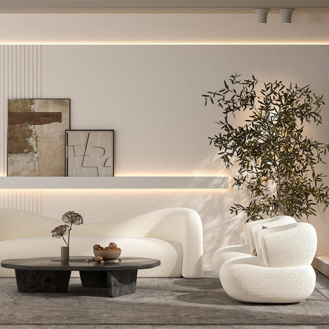 Klara – Harmoni 2-sits Soffa med Matchande Pall